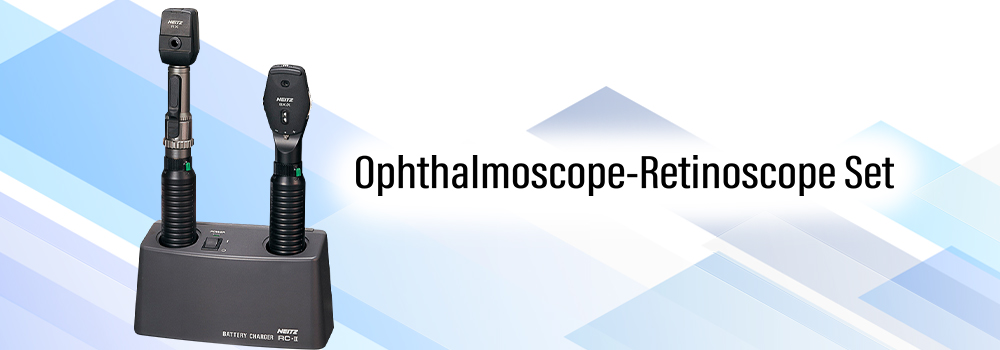 Ophthalmoscope-Retinoscope Set